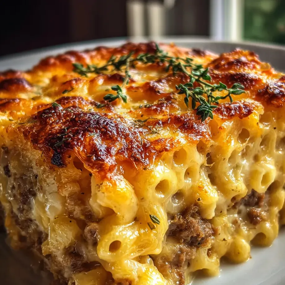 Une grande assiette avec une pizza garnie d'oignons et d'oignons frits.