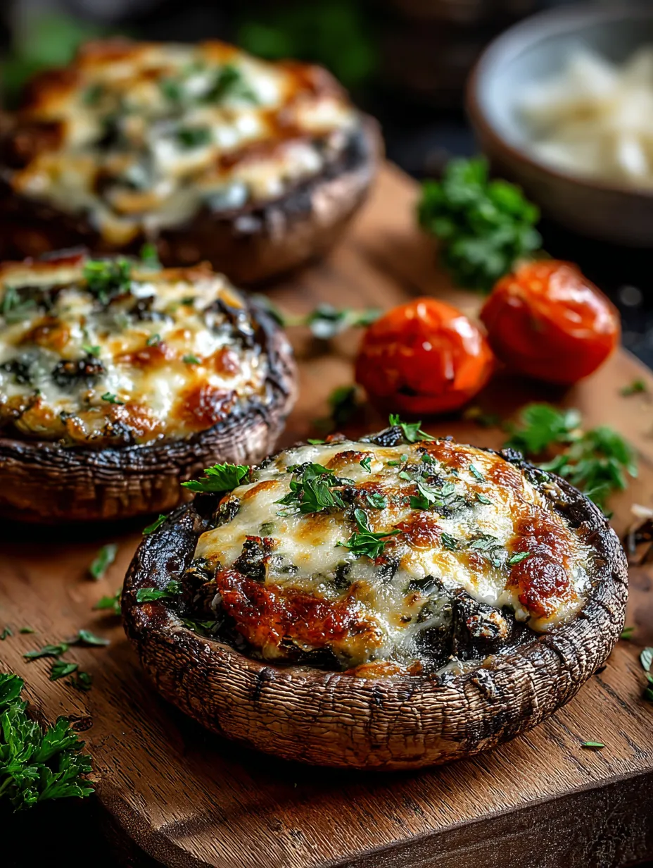 Deux pizzas champignon sur une planche en bois.