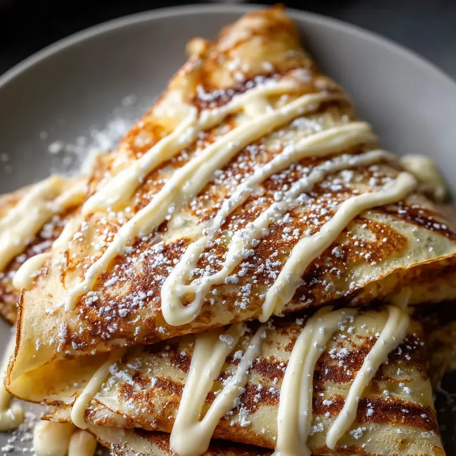 Un plateau garni de pancakes tout chauds tartinés de beurre et de sucre.