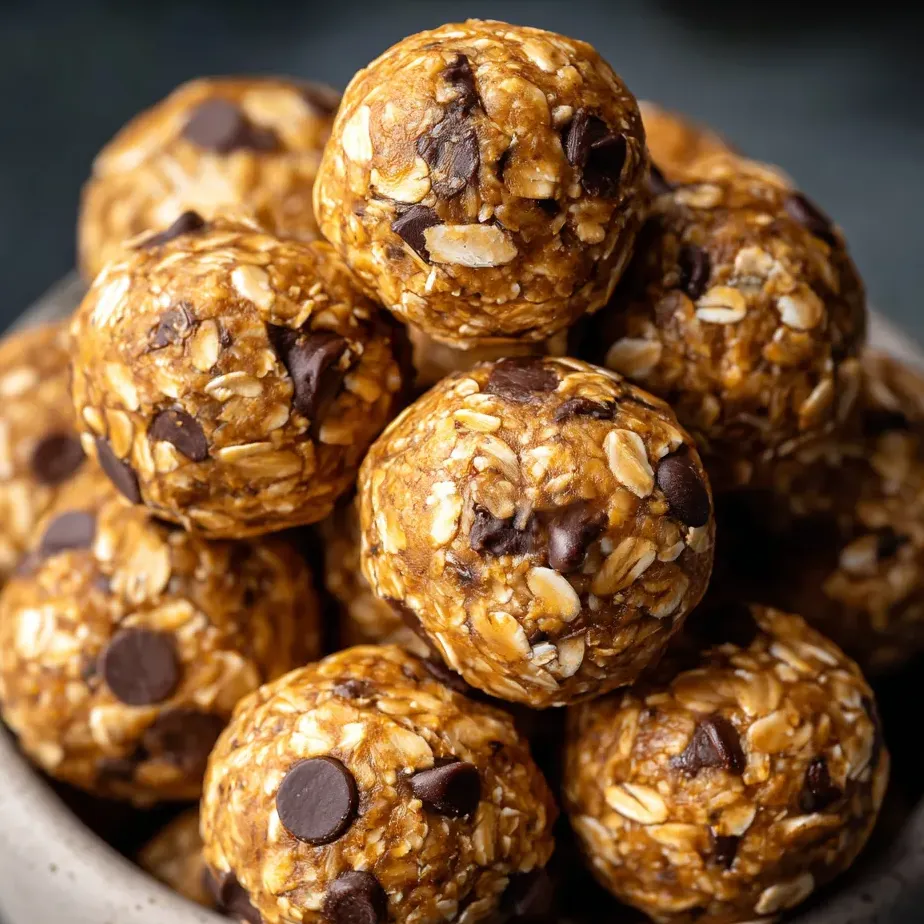 Une boule blanche aux noix et morceaux de chocolat.