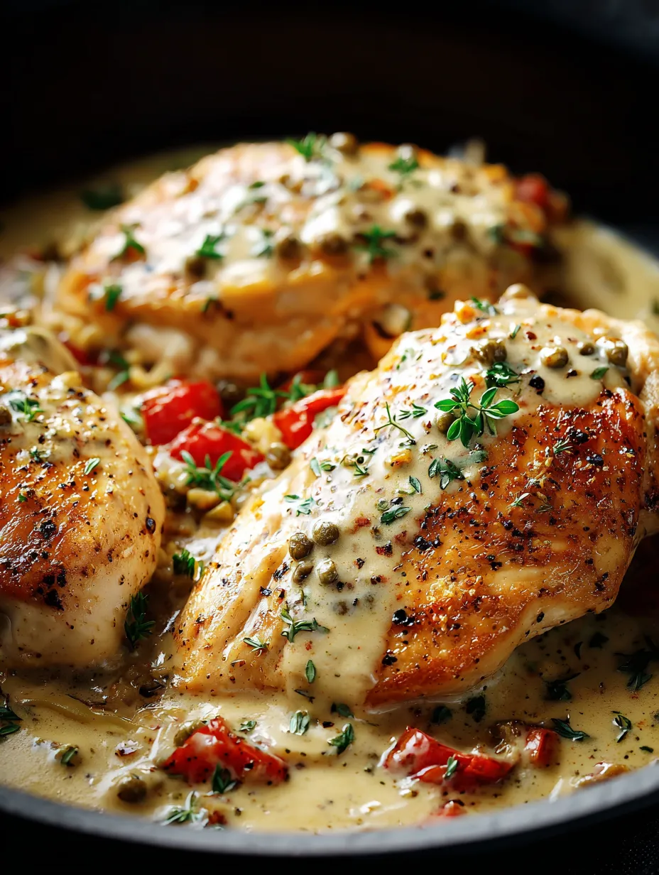 Un bol de blancs de poulet grillés nappés de persil et de piment.