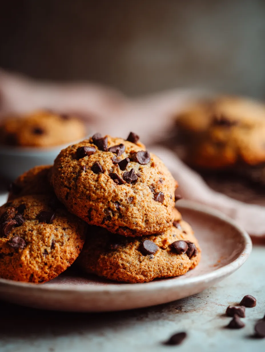 Un tissu blanc posé sur un bol rempli de cookies pépites de chocolat.