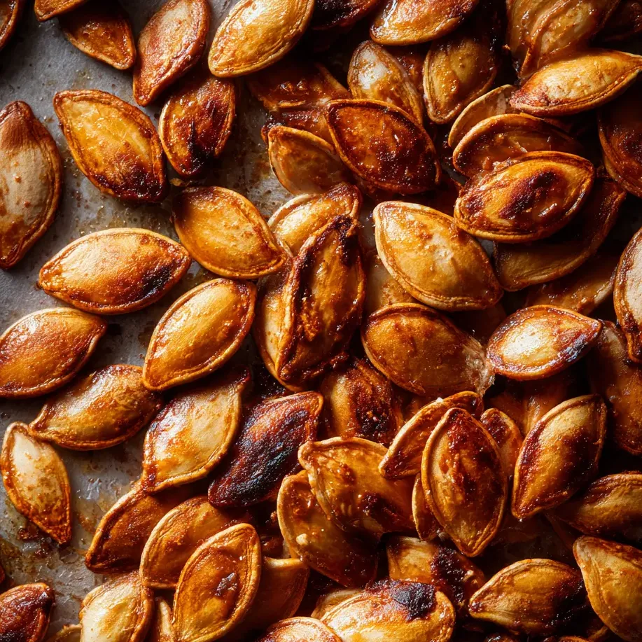 Des morceaux de courge rouge séchés, posés sur la table.