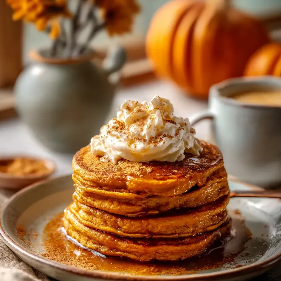 Assiette de pancakes avec beurre et sucre dessus.