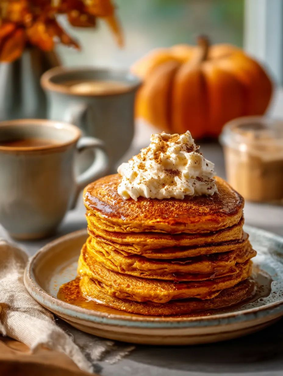 Un plat avec un pancake saupoudré de beurre et de sucre.