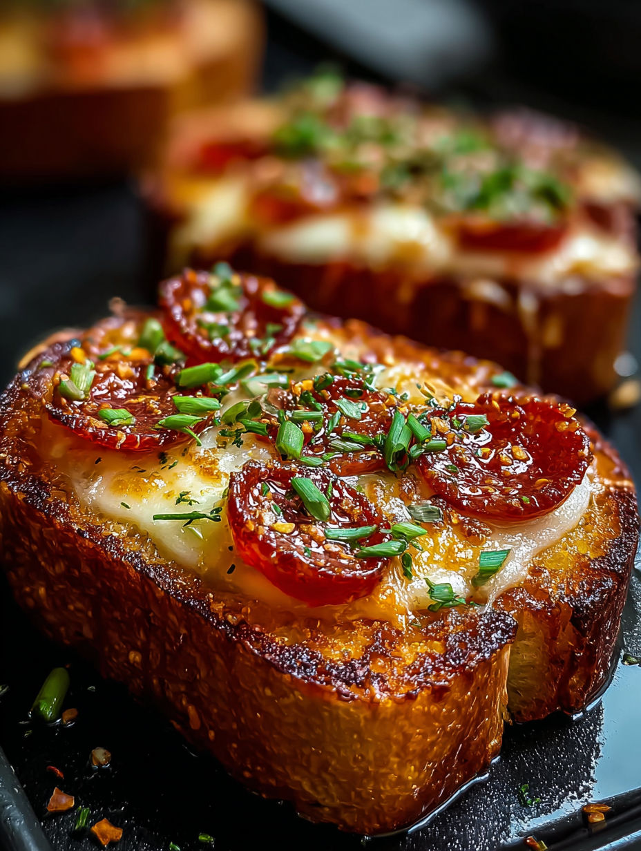 Une part de pizza avec dessus tomates et fromage.