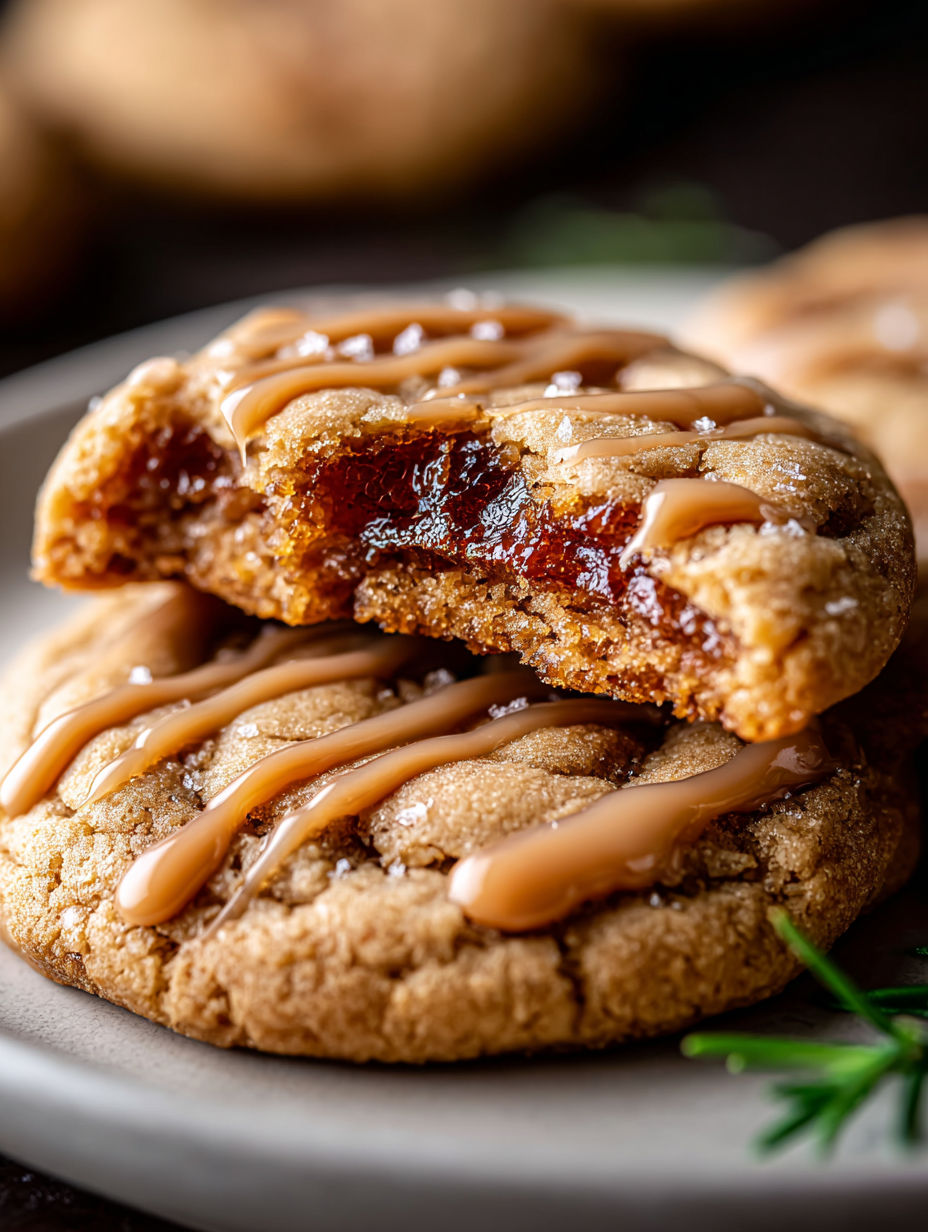 Une assiette de biscuits à la cassonade et au sirop d'érable.