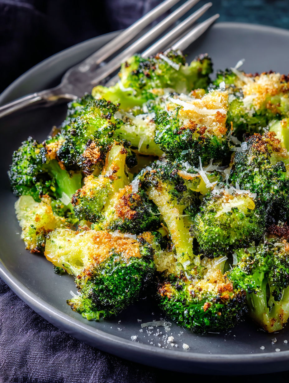 Une assiette de brocoli écrasé avec du fromage.