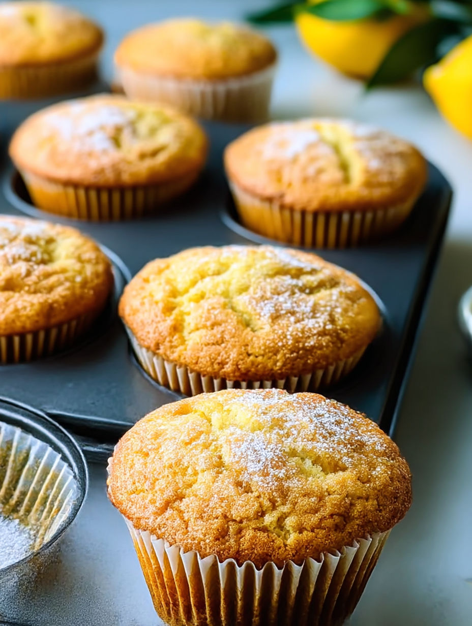 Un plateau de muffins à l'orange et à la cardamome.