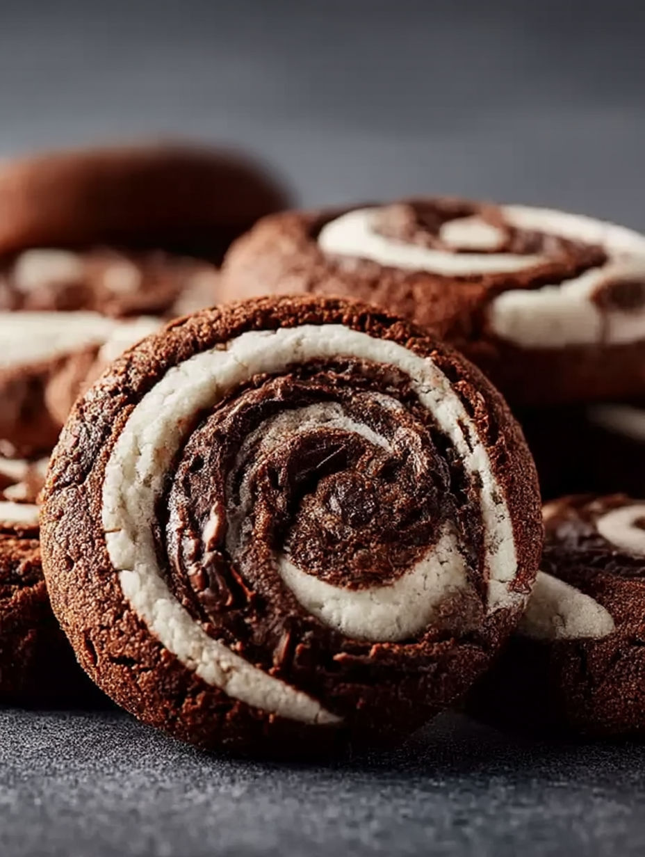 Un délicieux snack de cookies chocolat blanc et tourbillons guimauve.