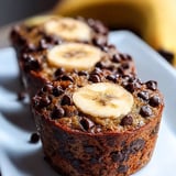 Une tranche de cake choco-banane.