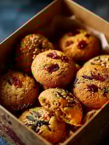 Une boîte de biscuits Nouvel An chinois.