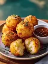 Une assiette de nourriture appétissante.