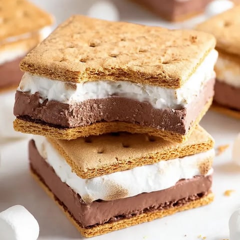 Un délice rafraîchissant de s'mores glacés.