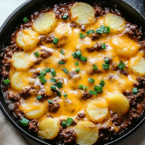 ground beef and potatoes