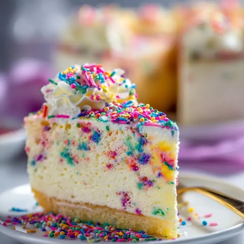Une part de gâteau arc-en-ciel sur une assiette.
