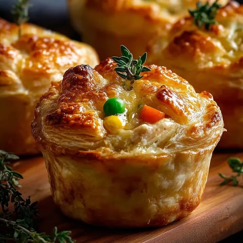Une petite tourte avec un dessus vert.