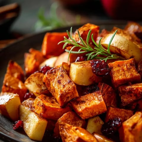 Bol gourmand garni d'un brin de romarin.