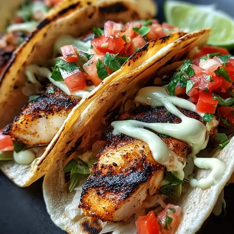 Un taco avec poisson et tomates.