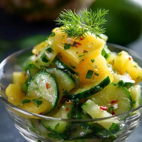 Un bol de salade avec une touche verte dessus.