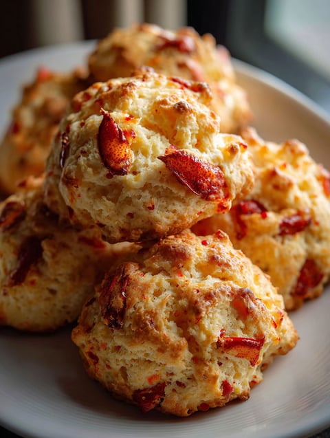 Une assiette de biscuits délicieux.