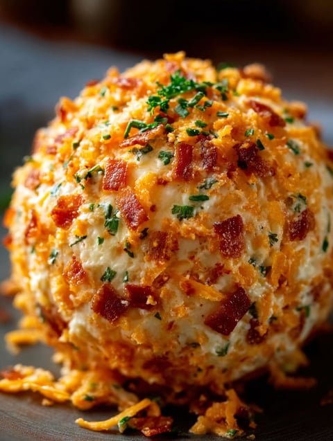 Un plat délicieux avec bacon et fromage.