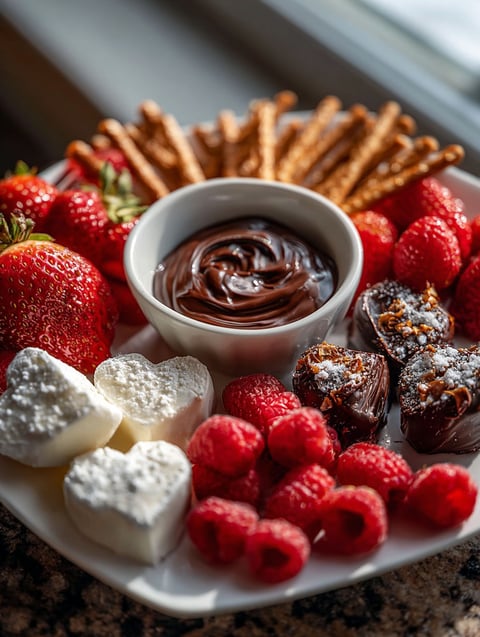 Une assiette de mets savoureux.